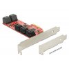 Delock PCI Express Card > 10 x internal SATA 6 Gb/s – Low Profile Form Factor 89384 DeLock