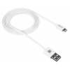 Canyon CFI-1, 1m kábel Lightning/USB, bez Apple certifikácie MFi, biely CNE-CFI1W
