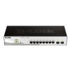 D-Link DGS-1210-10P/ME 8-Port 10/100/1000BASE-T PoE + 2-Port 1 Gbps SFP Metro Ethernet Managed Switch, 65W DGS-1210-10P-ME-E