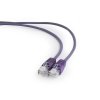 Gembird patch kábel CAT5e, UTP, 0,25 m, fialový PP12-0.25M-V