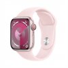 Apple Watch Series 9 GPS + Cellular 41mm Pink Aluminium Case with Light Pink Sport Band - S/M MRHY3QC-A