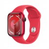 Apple Watch Series 9 GPS + Cellular 41mm (PRODUCT)RED Aluminium Case with (PRODUCT)RED Sport Band - S/M MRY63QC-A