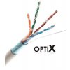 OPTIX FTP kabel (drát) Cat5e LSZH, 4páry bal.305m Premium AWG24 (0,51mm), oranžový 0107 Opticord
