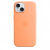 iPhone 15+ Silicone Case with MS - Orange Sorbet MT173ZM-A Apple