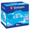 VERBATIM CD-R(10-Pack)Jewel/Crystal/52x/700MB 43327 Verbatim
