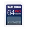 64 GB . SDXC karta Samsung PRO ULTIMATE Class 10 (U3 V30), ( r200NB/s, w130MB/s) MB-SY64S-WW