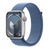 Apple Watch Series 9 GPS + Cellular 45mm Silver Aluminium Case with Winter Blue Sport Loop MRMJ3QC-A