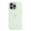 iPhone 15 Pro Max Silicone Case with MagSafe - Soft Mint MWNQ3ZM-A Apple