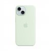 iPhone 15 Silicone Case with MagSafe - Soft Mint MWNC3ZM-A Apple