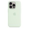 iPhone 15 ProMax Silicone Case with MS - Soft Mint MWNQ3ZM-A Apple