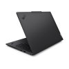 11 ThinkPad T14 5 Eclipse Black Intel 3Q rear left lid half open