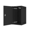 LANBERG RACK CABINET 10” WALL-MOUNT 9U/280X310 FOR SELF-ASSEMBLY WITH METAL DOOR BLACK (FLAT PACK) WF10-2309-00B Lanberg