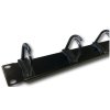 19'' vyvazovací panel 1U 5x plast oko 3x3cm černý 7505 DATACOM