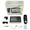 EVOLVEO DoorPhone W7, Sada domáceho bezdrôtového videotelefónu s WiFi čierny strieborný monitor W7-SB Evolveo