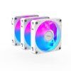 Gigabyte AORUS EZ CHAIN FAN 120 ICE, ARGB, white, 3-Pack GP-ECFAN1203 ICE