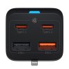 Baseus rýchlonabíjačka do siete GaN3 Pro, 2x USB-C, 2x USB 65W čierna 6932172600334 NoName