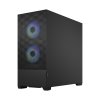 FRACTAL DESIGN skříň Pop Air RGB Black TG Clear Tint, 2x USB 3.0, bez zdroje, ATX FD-C-POR1A-06 Fractal Design