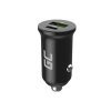 Green Cell Nabíječka do auta 38W GC PowerRide Nano38 s USB-C USB-A Power Delivery a rychlonabíjením Ultra Charge CADM-GC-38AC