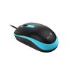 Genius DX-123 Myš, drátová, optická, 1200DPI, 3 tlačítka, USB, černo-modrá 31010033405