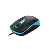 Genius DX-123 Myš, drátová, optická, 1200DPI, 3 tlačítka, USB, černo-modrá 31010033405