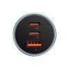 Baseus CGJP010013 Nabíjačka do Autá Triple Quick Charger USB/USB-C/USB-C 65W Dark Grey 6932172610289 NoName