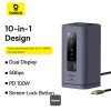Baseus Dokovacia stanica Spacemate 10v1 (USB-C PD 100W, USB-C, 2x USB-A, 2x HDMI) sivá 6932172663056 NoName