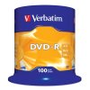 VERBATIM DVD-R(100-Pack)Spindl/MattSlvr/16x/4.7GB 43549 Verbatim