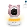 EVOLVEO Baby Monitor N5 - Set videoopatrovateľky s 360 ° dohľadom, obojsmernou komunikáciou a uspávankami, CAM-5-P Evolveo