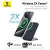 Baseus Powerbanka PicoGo Qi2 s otočným stojanom a bezdrôtovým nabíjaním 5000mAh 20W USB-C čierna 6932172677619 NoName