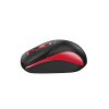 Genius NX-7123 Myš, bezdrátová, optická, 1200DPI, 4 tlačítka, Copilot, 2,4GHz, USB-A, 1× AA baterie, černo-červená 31030043402