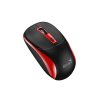 Genius NX-7123 Myš, bezdrátová, optická, 1200DPI, 4 tlačítka, Copilot, 2,4GHz, USB-A, 1× AA baterie, černo-červená 31030043402