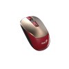 Genius NX-7125 Myš, bezdrátová, optická, 1200DPI, 4 tlačítka, Copilot, 2,4GHz, USB-A, 1× AA baterie, červeno-zlatá 31030044403