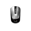 Genius NX-7125 Myš, bezdrátová, optická, 1200DPI, 4 tlačítka, Copilot, 2,4GHz, USB-A, 1× AA baterie, černo-stříbrná 31030044402