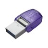 Kingston DataTraveler MicroDuo 3C/256GB/USB 3.2/USB-A + USB-C/Fialová DTDUO3CG3-256GB
