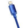 Baseus CAJY000203 Crystal Shine Series Dátový Kábel USB-C - Lightning 20W 1,2m Blue 6932172602758 NoName