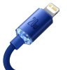 Baseus CAJY000203 Crystal Shine Series Dátový Kábel USB-C - Lightning 20W 1,2m Blue 6932172602758 NoName
