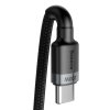 Baseus dátový kábel Cafule USB-C PD2.0 100W 2m 20V 5A šedo-čierny 6953156216365 NoName
