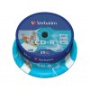 VERBATIM CD-R(25-Pack)Spindle/Printable/52x/700MB 43439 Verbatim
