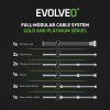 EVOLVEO P1000, 1000W/ ATX 3.1/ 80+ PLATINUM/ P1000-BK Evolveo