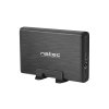 Externí box pro HDD 3,5'' USB 3.0 Natec Rhino, černý, včetně napájecího adaptéru NKZ-0448