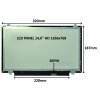 LCD PANEL 14,0'' HD 1366x768 30PIN MATNÝ / ÚCHYTY NAHOŘE A DOLE 77046738 SIL