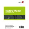 COVER IT obal na 2 DVD 9mm slim black 10ks/balenie 27026P10 NoName
