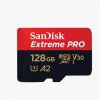 SanDisk Extreme PRO/micro SDXC/128GB/200MBps/UHS-I U3 / Class 10/+ Adaptér SDSQXCD-128G-GN6MA