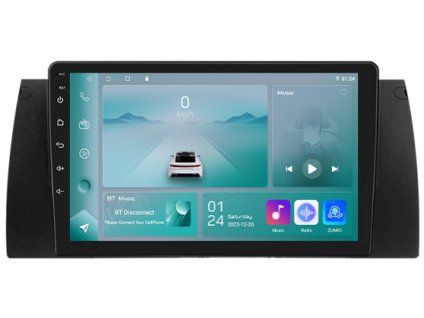 KXBME3992 Autorádio 9“ Android pre BMW 5 E39, X5 E53