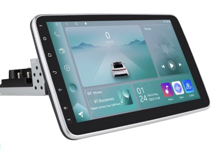 YT003P Univerzálny 1DIN Autorádio 10,1" s otočným displejom