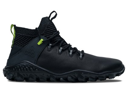 vivobarefoot panske trekove barefoot boty magna forest mens obsidian lime