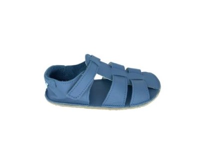 detske barefoot sandalky baby bare io sandals blue fairy