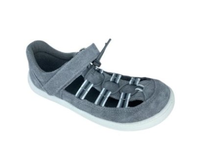 detske barefoot sandaly baby bare shoes febo summer grey
