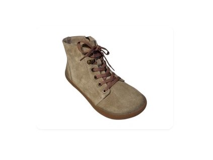 barefoot unisex kotnikove bebare oslo biscuit suede