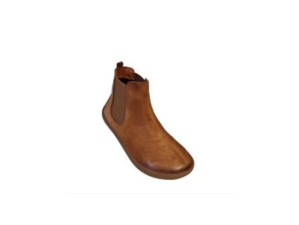 barefoot chelsea kotnikove bebare milan tobacco coconut suede